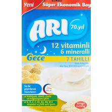Mey İthalat Arı Mama 12 Vitaminli 6 Mineralli Sütlü 7 Tahıllı Pirinçli Gece