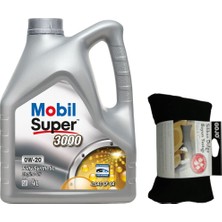 Mey İthalat Mobil Super 3000 0W20 Motor Yağı 4l + Gojo Seyahat Boyun Yastığı