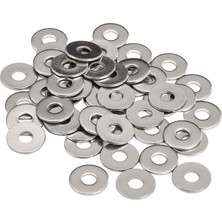 OEM Demir Pul Dın 125 Galvaniz Kaplama Civata Vida Pulu 50 Adet (M8 Mm)