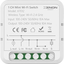 OEM Tekli Wi-Fi Akıllı Anahtar (16A 220V Röle) Tek Çıkışlı Işık Şalteri Röle Modülü Mobil Uygulama Denetimli Tuya Uyumlu Google Home/alexa Destekli Switch X7012