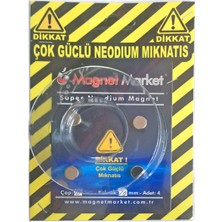 Magnet 4' Lü Mıknatıs (4'li Paket)