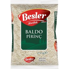Besler Mutfak Baldo Pirinç 2,5 kg (2'li Paket)