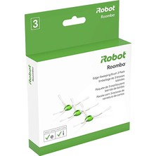 Mey İthalat Irobot Roomba Authentic Yedek Parçalar - Roomba E, I, & J Serisi Kenar Süpürme Fırçası, (3'lü Paket)