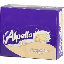Alpella 3gen Beyaz Çikolatali Gofret 28 G 24'lü (4'li Paket)