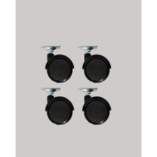 Zenviaa Kilitsiz 4 cm Tekerlek Ayak 4’lü Set Sessiz ve Dayanıklı ZENVIAA365423