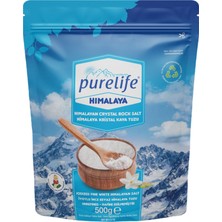 Purelife Himalaya Tuzu Beyaz Iyotlu Ince 500 G (5'li Paket)
