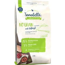 Mey İthalat Sanabelle No Grain Poultry Tahılsız Kümes Hayvanlı Yetişkin Kedi Maması 2 kg
