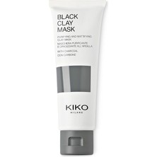 Mey İthalat Kiko Milano Siyah Kil ve Kömür Içeren Maske - Black Clay Mask