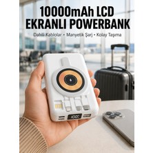 Zenviaa LCD Göstergeli Manyetik Powerbank Type C USB Girişli Yeni Nesil ZENVIAA365423