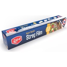Roll-Up Kayar Bıçaklı Streç Film 33 Metre (6'li Paket)