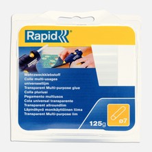 Rapid Silikon Çubuk Şeffaf 125 gr D7MM Universal (4'li Paket)
