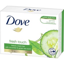 Mey İthalat Dove Günlük Cilt Temizliği Için Salatalık ve Yeşil Çay Içeren Güzellik Kremi, 1/4 Nemlendirici Krem ve Yumuşak Temizlik Maddeleri, Tekli Paket (1 x 100 G