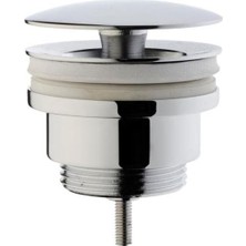 OEM Origin A45148 Yuvarlak Lavabo Süzgeci, Universal, Sabit, Krom