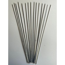OEM Mobilreyon 12 Adet Kuşbaşı Şişi 60 Cm, Et Mangal Yassı Şiş (Uzunluk 60 Cm)