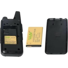 OEM Wln PMR446, Açık Alanda 15 Km, Gelişmiş Şarj Edilebilir, Lisanssız Telsiz, Geniş Menzilli, Masa Şarj Cihazı, 2'li Paket