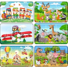 OEM Lipyos Baby Puzzle 6 Parça 6 Adet Puzzle Seti-1
