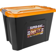 OEM Süper Bag ASR-4046 Superbag Saklama Kutusu Renkli Kapak 60 Lt ASR-4046