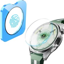 OEM Huawei Watch Gt6 46MM Için Kolay Uygulama Aparatlı Ekran Koruyucu 9h Sertliğinde Çizilmeye Karşı Koruyan Dokunma Hassasiyetini ve Görüntü Kalitesini Etkilemeyen Huawei Gt6 46MM Koruyucu Cam