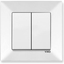 Viko Meridian 2'li Komütatör Beyaz (5'li Paket)