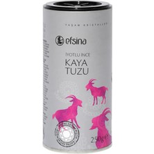 Efsina Iyotlu Ince Kaya Tuzu (Tuzluk) 250 G (6'li Paket)