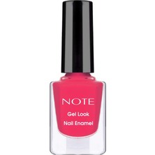 Mey İthalat Note Cosmetics Gel Look Oje 12 Hot Pink, Pembe