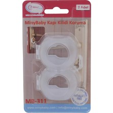Mey İthalat Miny Baby MB311 Mandallı Barel Kilit (Beyaz)