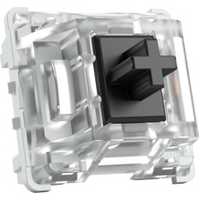 OEM Pc Gaming Race Gateron Black Switches, 120 Adet, Oyun Klavyesi Için Doğrusal ve Sessiz Anahtarlar, Yüksek Uyumluluk, 3 Pin Plate Mount Mekanik Anahtarlar, Mekanik Klavye Anahtarları