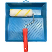 OEM Iz Bırakmayan Büyük Boya Rulosu Saten Rulo 15 cm ve Boya Tavası Tek Ebat