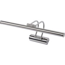 OEM Krom Kasa LED Flüt Aplik | 6W | 3200K Gün Işığı | 35CM | Duvar Tipi Ayna/tablo/resim/banyo Üstü Dekoratif Işık | IP20 Iç Mekan Kullanım