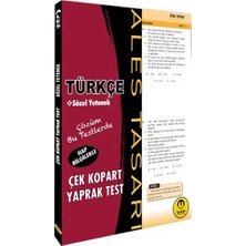 Tasarı Ales Türkçe Sözel Yetenek Yaprak Test Çek Kopart