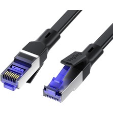 OEM Cat7 10GBPS Gigabit 600MHZ Ftp RJ45 Flat Ethernet Kablosu 10 Metre