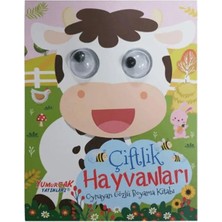 Oynayan Gözlü Boyama Kitabı – Çiftlik Hayvanları