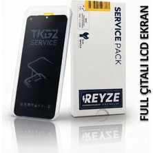 Tkgz - Samsung Galaxy M33 5g SM-M336 Uyumlu LCD Ekran Dokunmatik Reyze Servis LCD  Full Çıtalı