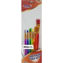Luna Moda Hobi Kalem Fırça Seti 6 Parça