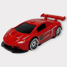 Metal Mini Arabalar 8 cm - Kırmızı - 3 - 1 Adet