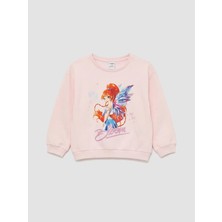 Lc Waikiki Yeni Sezon Winx Club Baskılı Kız Çocuk Kalın Sweatshirt
