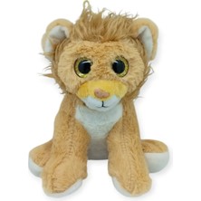 Peluş Cam Gözlü Hayvanlar 25 cm - Aslan - 1 Adet