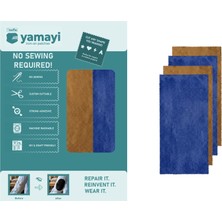 Texfix Yamayi, Ütü ile Yapışan Yama, Yapışkanlı Yama, 4 Adet 28 cm x 15 Cm, Yıkamaya Dayanıklı, Dikiş Gerektirmez