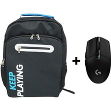Logitech Logıtech G305 Siyah Oyuncu Mouse + Sonıc Xl Oyuncu Sırt Cantası