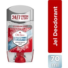Old Spice 70ML Cold Spice Şeffaf Jel Terlemeyi Önleyici Aromatik Koku ile Gün Boyu Ferahlık