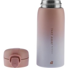 Skyfall Çelik Sızdırmaz Pembe Termos 350 ml