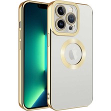 Goocamp iPhone 14 Pro Max Kılıf Kamera Lens Korumalı Logo Gösteren Ince Hafif Gcmp