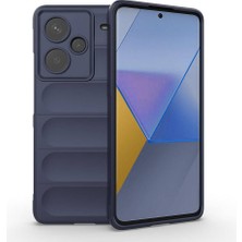 Goocamp Xiaomi Redmi Note 13 Pro Plus 5g Kılıf Kamera Korumalı Esnek Silikon Parmak Şeritli Gcmp