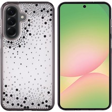 Goocamp Galaxy A56 Kılıf Kamera Yükseltili Simli Damla Taşlı Silikon Gcmp