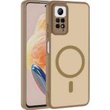 Goocamp Xiaomi Redmi Note 12 Pro 4g Kılıf Magsafe Kamera Korumalı Mat Parmak Izi Tutmayan Gcmp