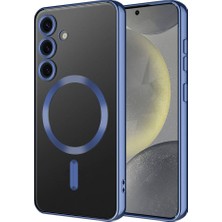 Goocamp Galaxy S24 Plus Kılıf Magsafe Kamera Lens Korumalı Logo Gösteren Ince Hafif Gcmp