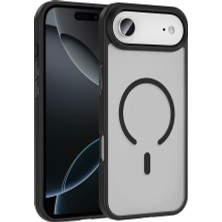 Goocamp iPhone 17 Air Kılıf Magsafe Destekli Kamera Yükseltili Silikon Mat Parmak Izi Tutmayan Gcmp