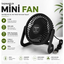 Concord Masa Üstü Klima USB Girişli Taşınabilir Mini Fan USB Vantilatör