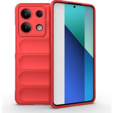 Goocamp Xiaomi Redmi Note 13 4g Kılıf Kamera Korumalı Esnek Silikon Parmak Şeritli Gcmp