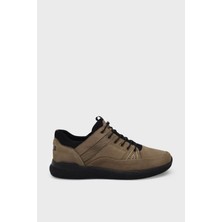 Pepita Erkek Casual Deri Ayakkabı Nubuk Toupe SRLR5362